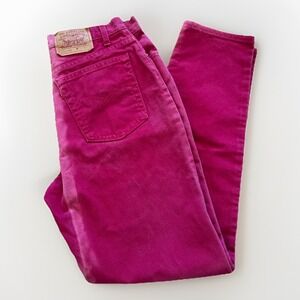 Levis 512 Jeans Womens 30 x 30 Red Slim Fit Tapered Leg‎ High Waist Mom 90s Vtg